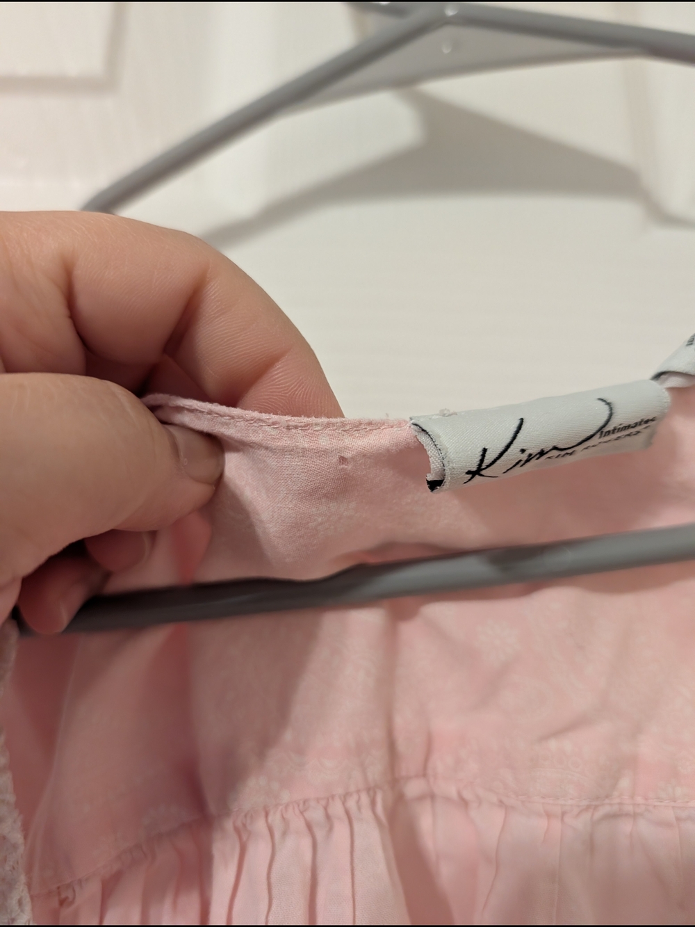 Classic Lace-Trim Nightgown - Pink - Picture 7 of 11